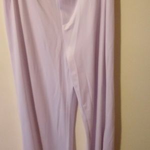 White palette and pant suit